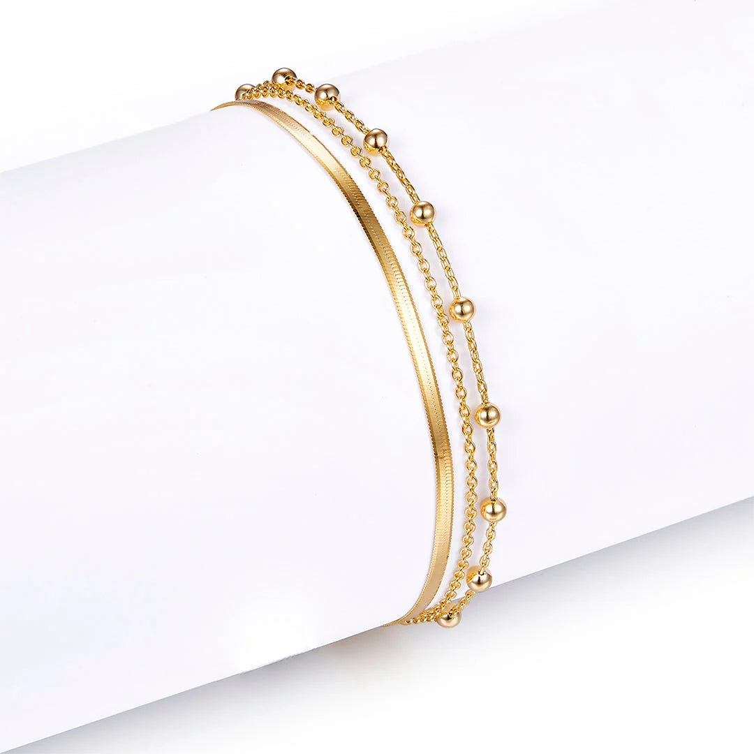 SNAKE & CHAINS BRACELET