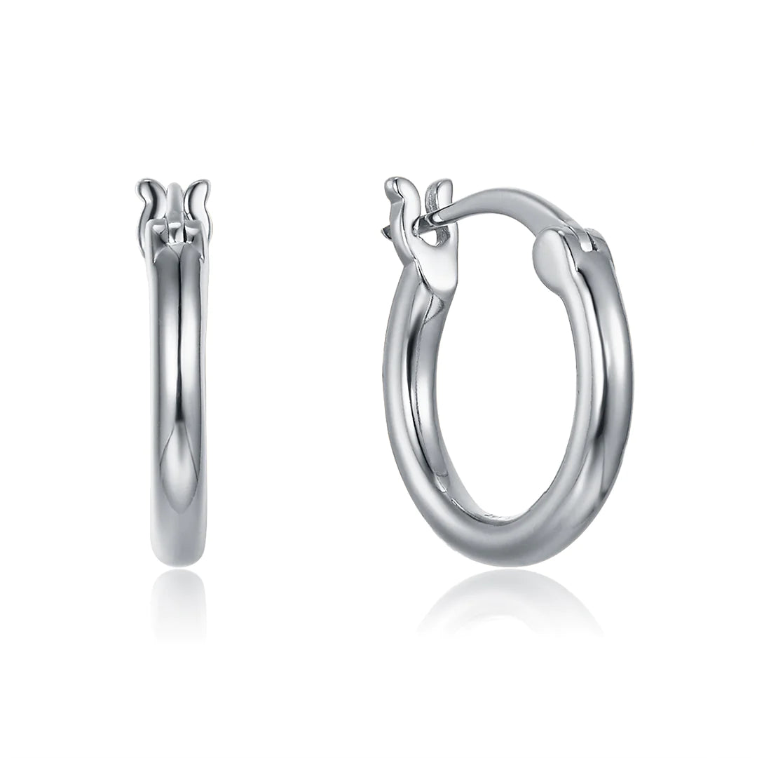 HOOP TINY EARRINGS SILVER