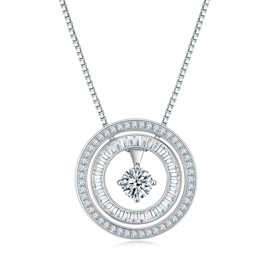 DAZZLE PENDANT SILVER-WHITE