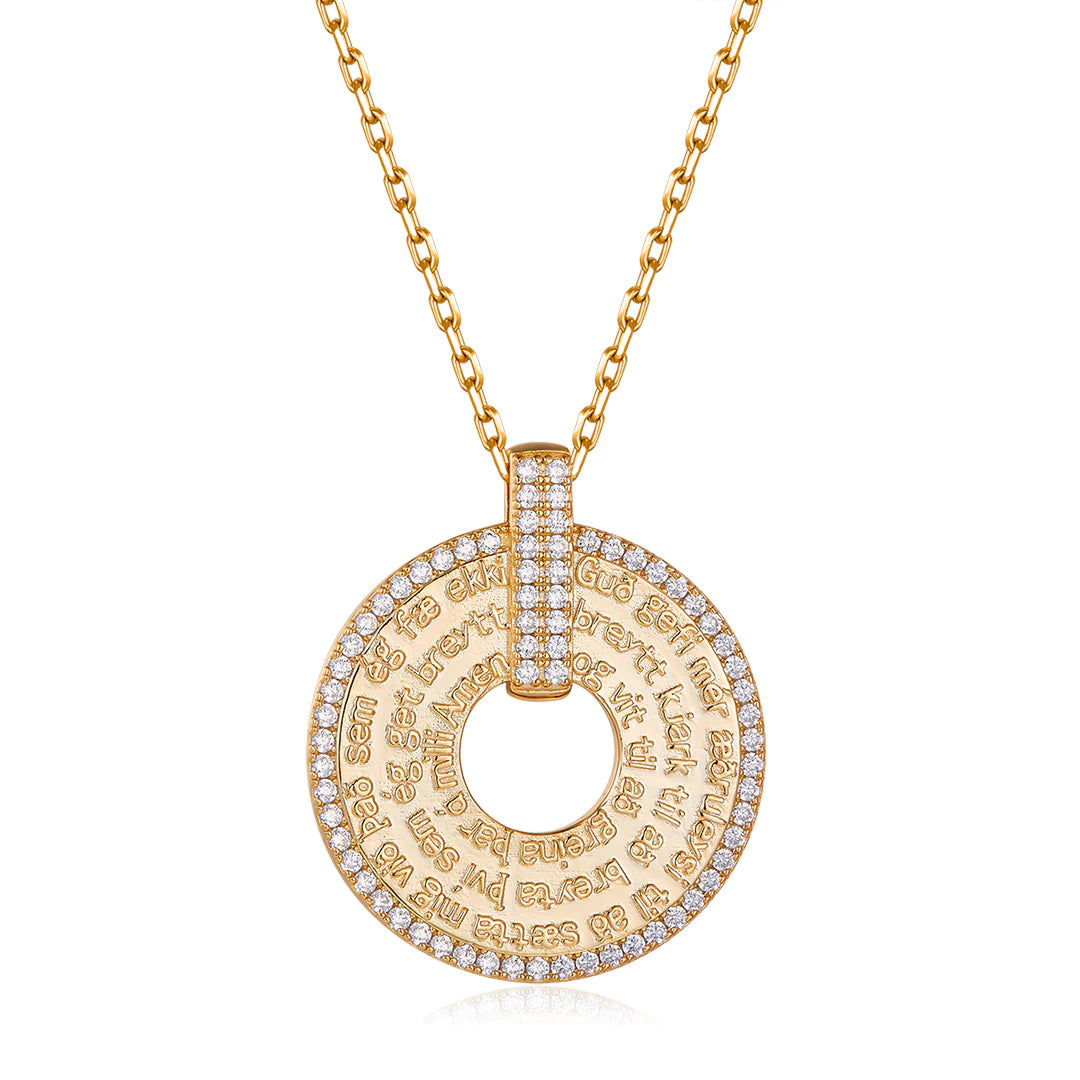 SERENITY DIVINE PENDANT GOLD