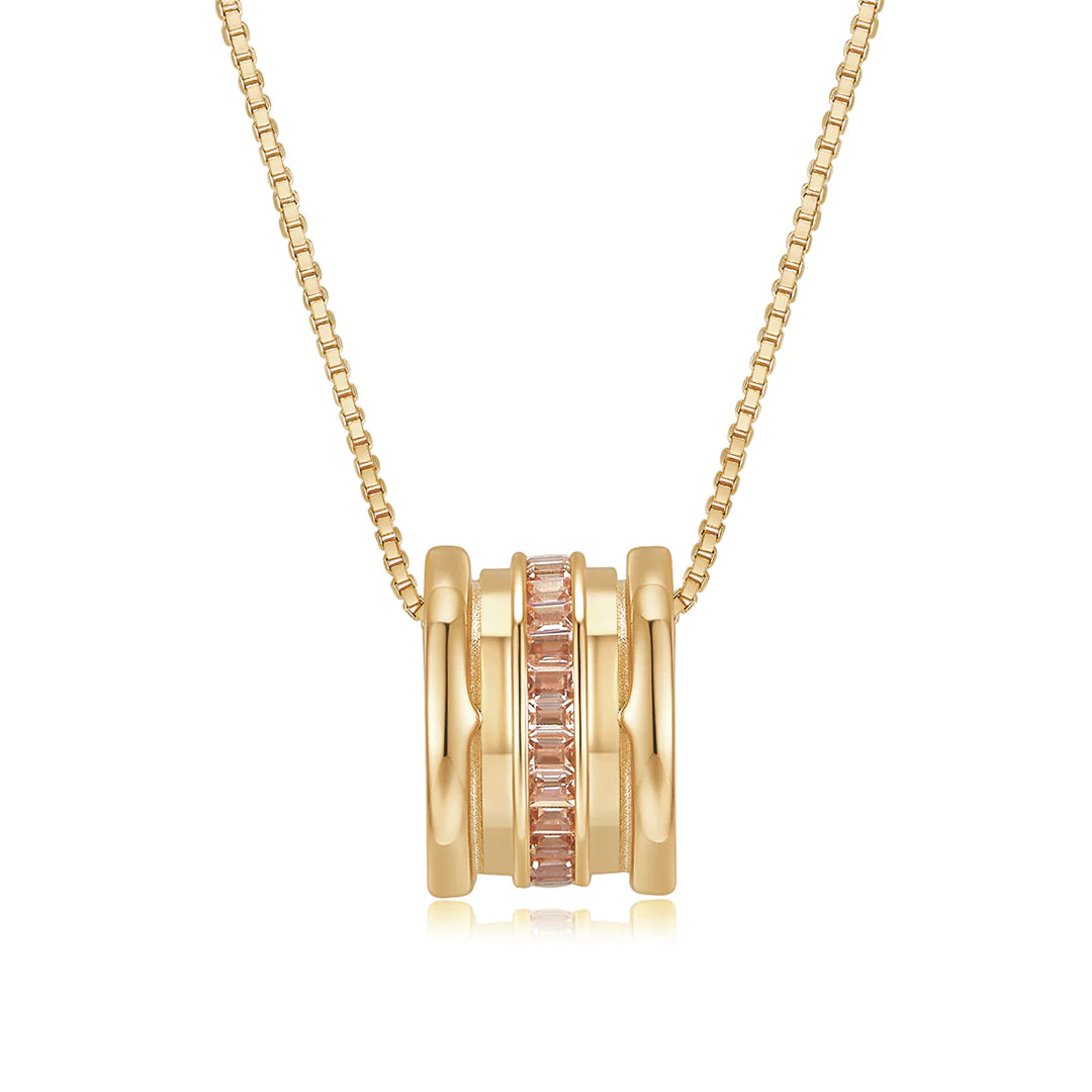 TUNNEL TINY PENDANT GOLD