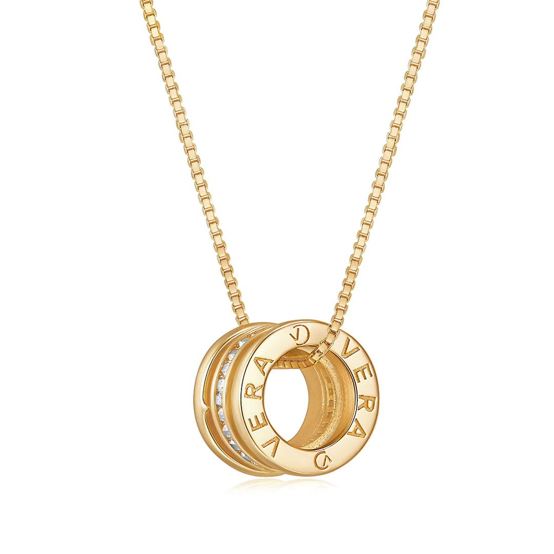 TUNNEL TINY PENDANT GOLD