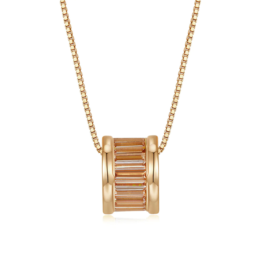 TUNNEL MIDI PENDANT GOLD-CHAMPAGNE