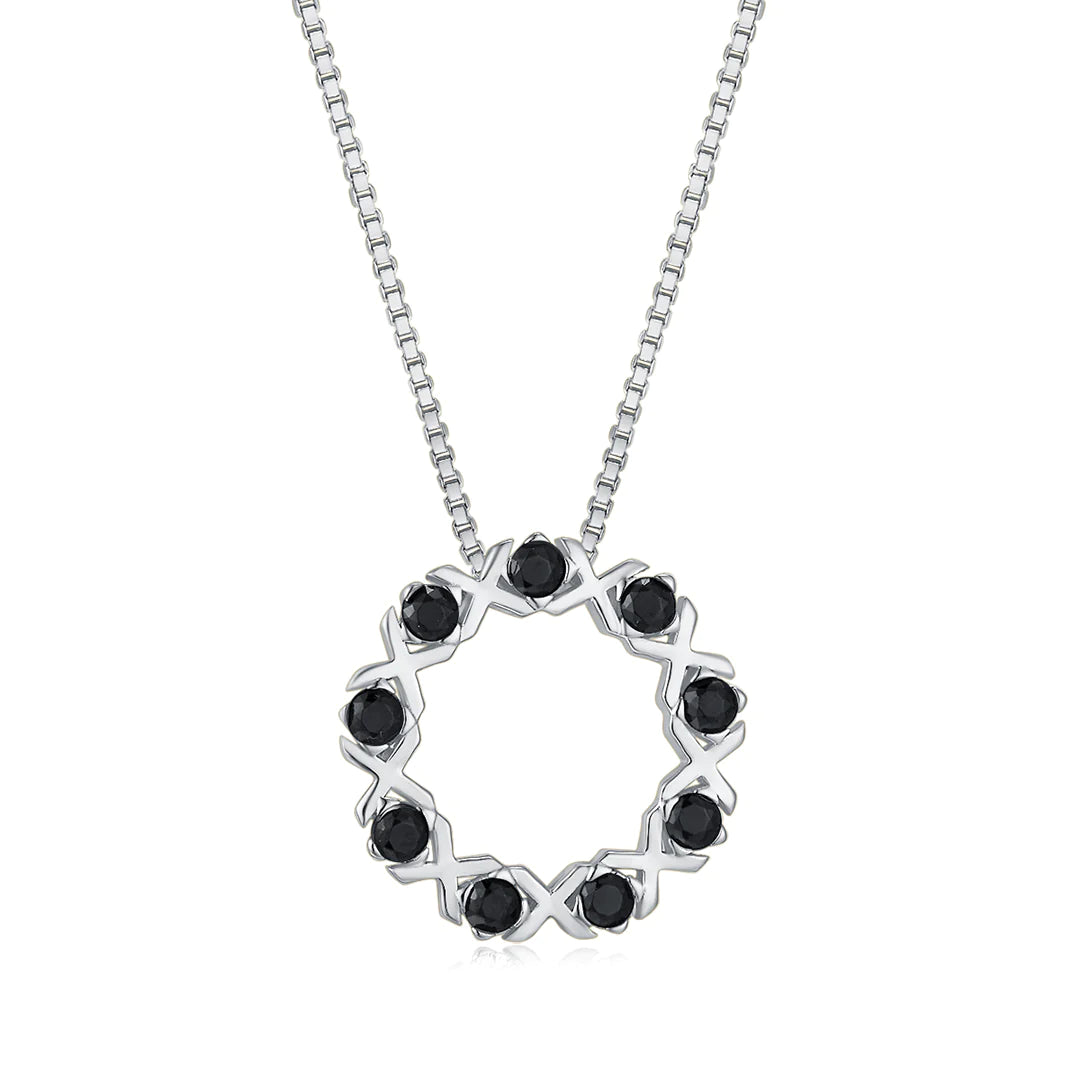 XO PENDANT SILVER