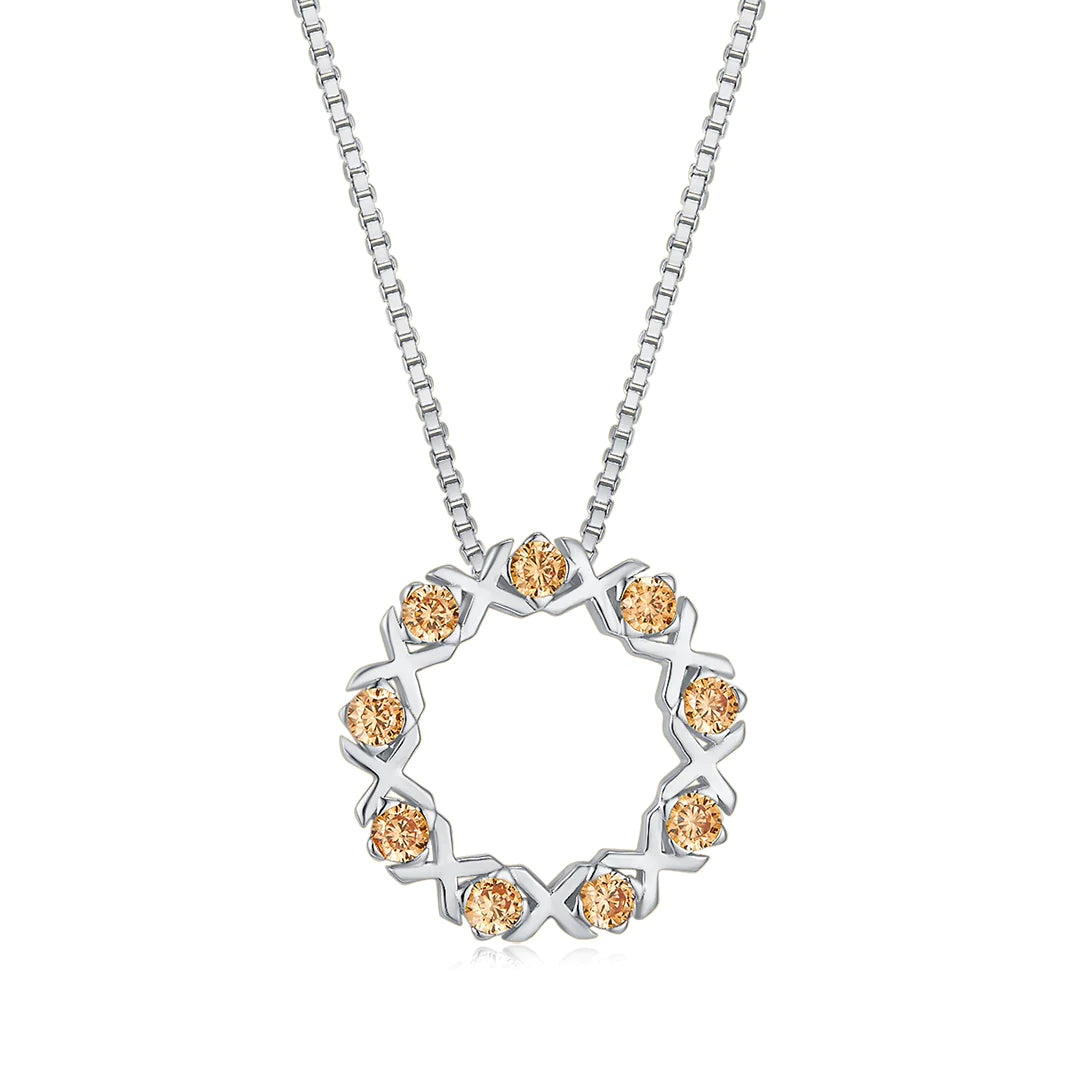 XO PENDANT SILVER