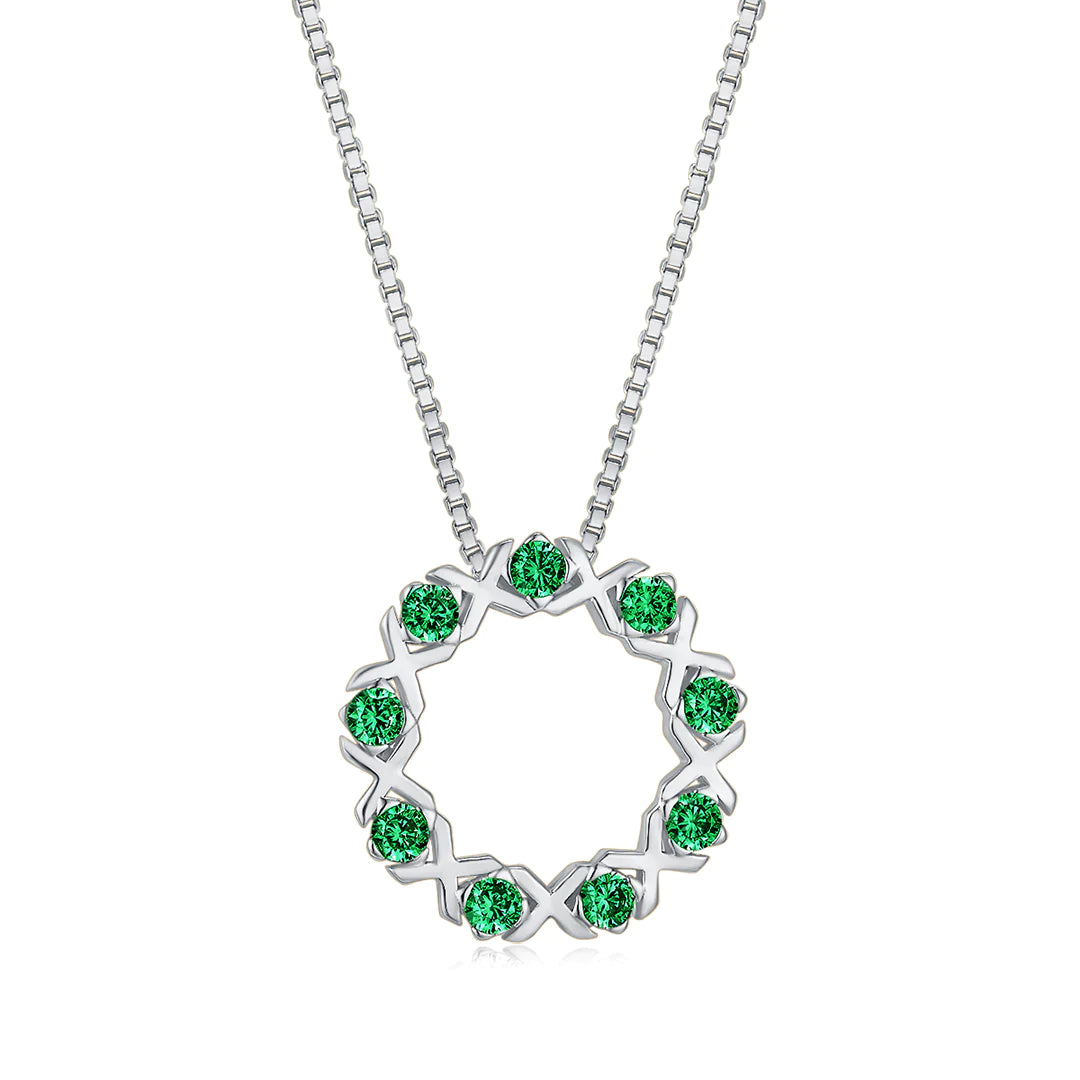 XO PENDANT SILVER