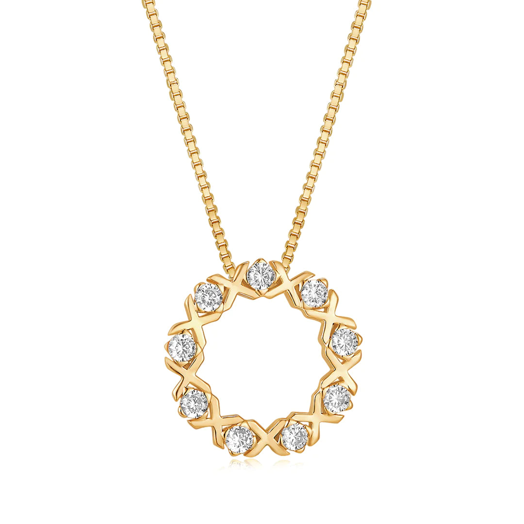 XO PENDANT GOLD