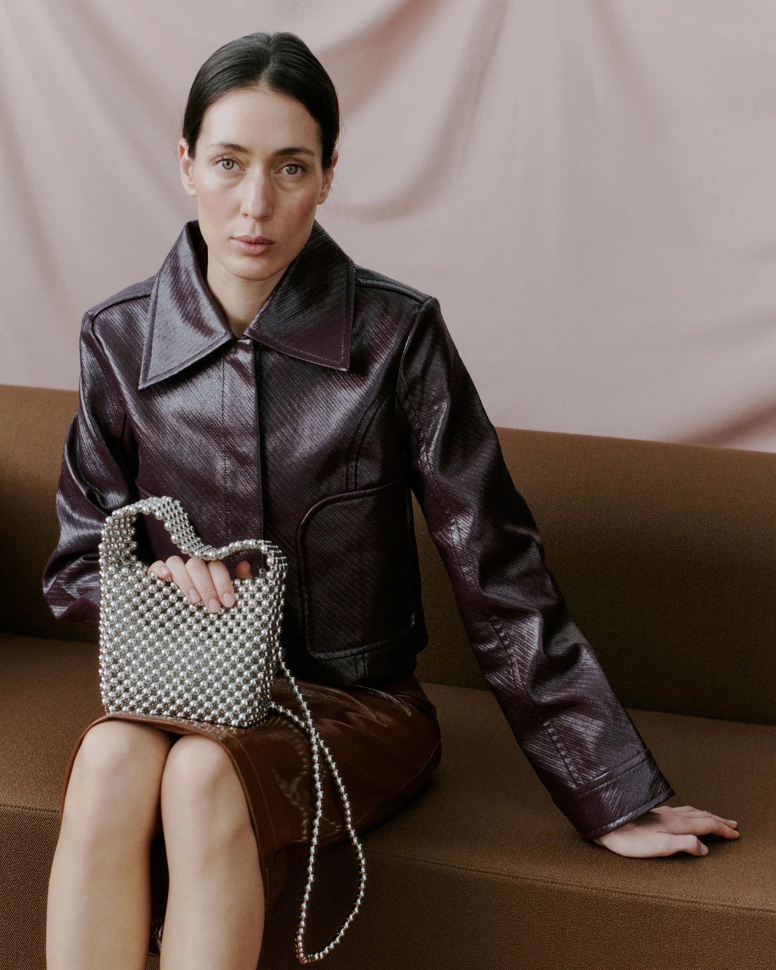 DAY BEADED CHROME BAG