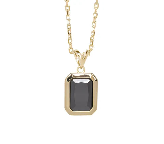 FATHER PENDANT GOLD-BLACK