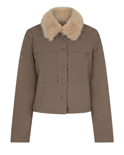 FUR COLLAR JAKKI