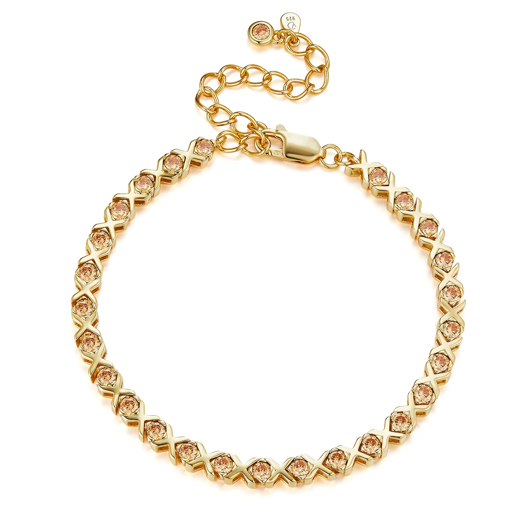 XO BRACELET GOLD-CHAMPAGNE