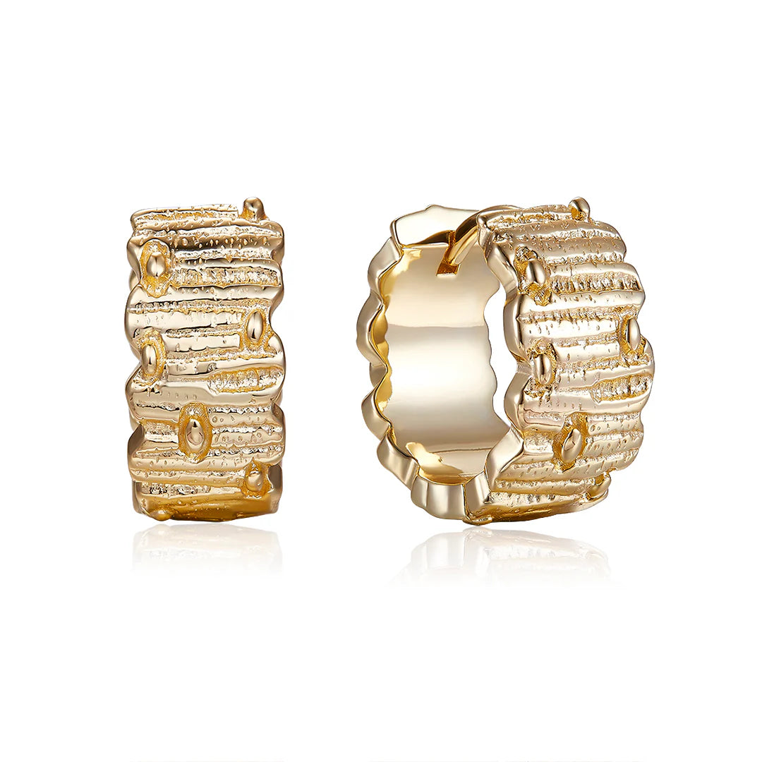 STUÐLABERG MIDI HOOP EARRING