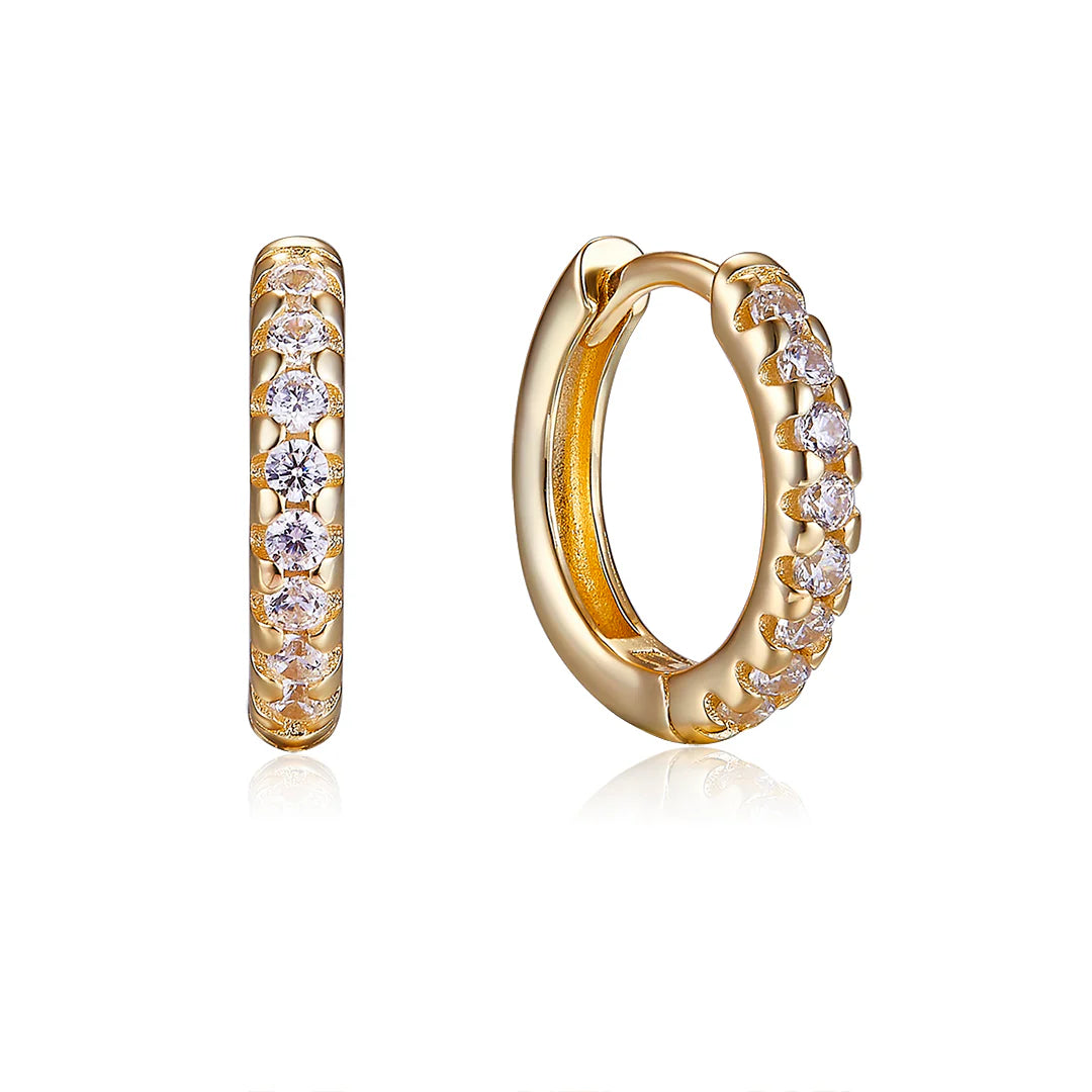 HOOP OVAL DIVINE EARRINGS