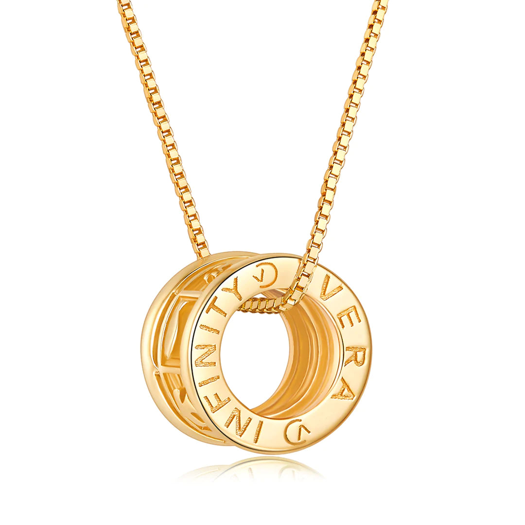 INFINITY TUNNEL PENDANT GOLD