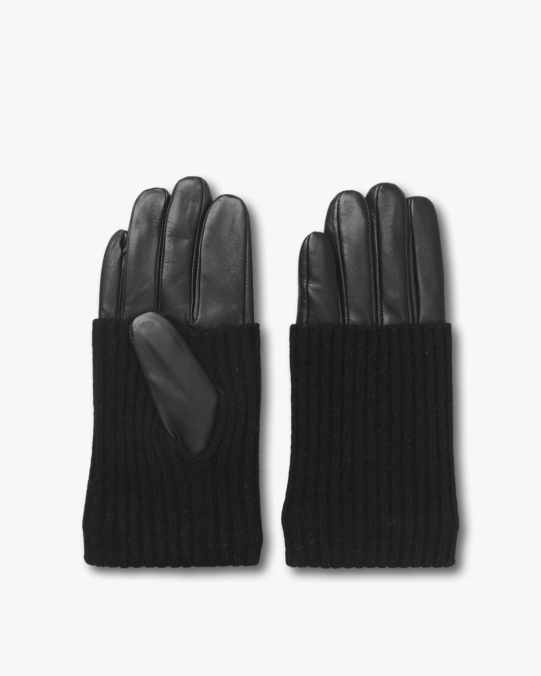 DAY LEATHER KNIT HANSKAR