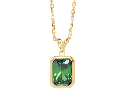 FATHER PENDANT GOLD-GREEN